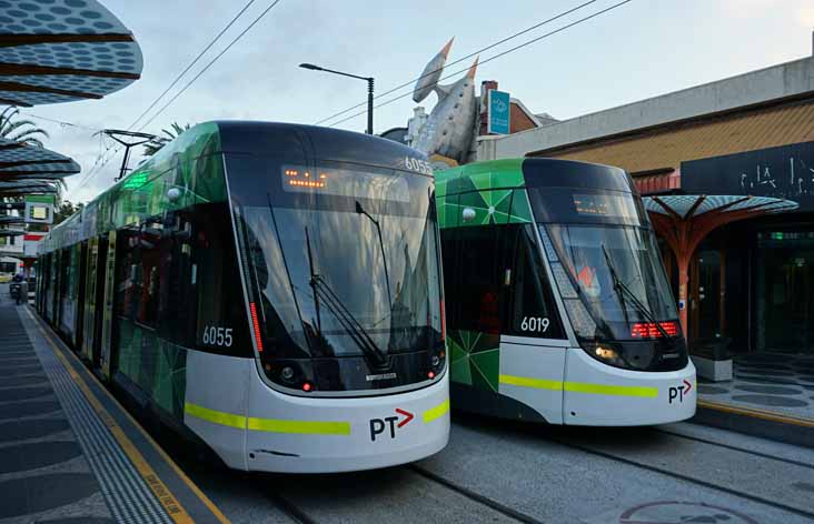 Yarra Trams E-Class 6055 & 6019